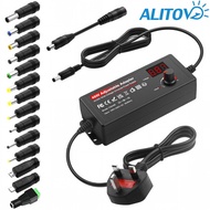 ALITOVE AC to DC Adjustable Power Adapter | 48W 4V-24V 2A  | 14 Tips & Polarity Converter | Compatib