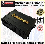 ✨ 100% ORIGINAL MOHAWK 4 Channel Plug &amp; Play Amplifier DSP MS Series MS-50.4PP 50W×4 For All Android Player Audio Kereta