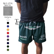 Tenacity Aston Martin drifit shorts shorts for men women casual shorts dlawang bulsa jersey sports