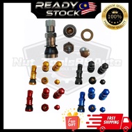 Aluminium valve 4Pcs Rim Kereta Motosikal Lori Penutup Angin Mulut Kepala