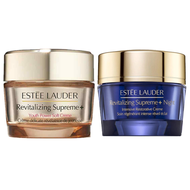 【Estee Lauder 雅詩蘭黛】無敵全日修護組-年輕無敵膠原霜75ml(公司貨)+年輕無敵膠原晚霜50ml(平輸)