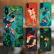 KOI Xiaomi Mi A2, Redmi 6X Case With Black Border Printed With Lucky Carp