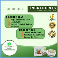 ▦ ◪ ◺ 3 Bar of Dr.Buddy Soap Coconut Soap | Anti-Bacterial Soap | Good For Skin Problem | Iwas Kati