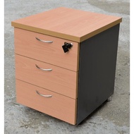 Mobile pedestal of 3 drawer, size 40 cm width x 48 cm depth x 56 cm height