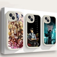 for iPhone 11 12 13 Mini Pro Max Liquid silicone TPU soft Case K278 Levi Ackerman Attack on Titan