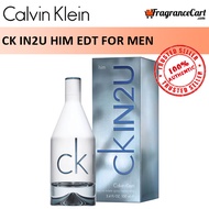 Calvin Klein cK IN2U Him EDT for Men (100ml) Eau de Toilette Two Blue White [Brand New 100% Authentic Perfume/Fragrance]