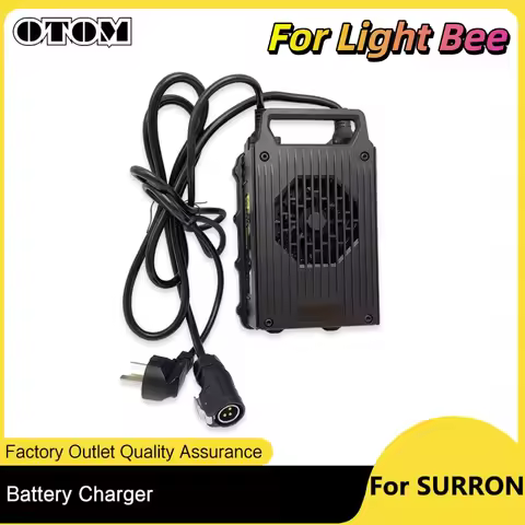 For Light Bee Motorcycle Charger SURRON 67.2V 12A Electric Off Road Bike Battery Charging
