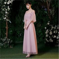Bridesmaid Dress New Long Dress Gentle Wind Dress Choir Performance Dress Elegant Temperament Host A