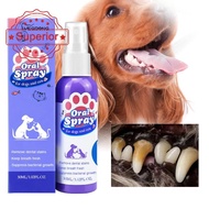 Pet Oral Spray Teeth Cleaning Cat And Dog Teeth Cleaning Fresh Stains Pet Remove And To Breath V4q5