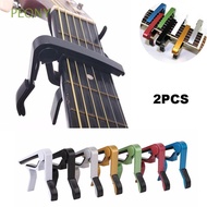 2pcs High Quality Clamp Key Acoustic Guitar Ukulele Capo Tune Quick Change