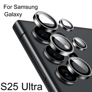 For Samsung Galaxy S25 Ultra 3D Camera Protector Samsung S25 Ultra S25 S25+ Back Glass Ring Lens Acc