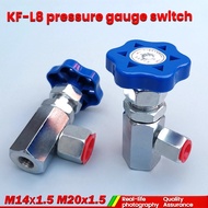 Pressure gauge switch KF-L8/14KF-L8/20E Hydraulic instrument valve M14*1.5 M20*1.5
