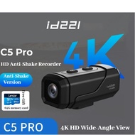 ID221 C5PRO Motorcycle Driving Recorder Motorcycle Helmet Riding Sony 4K HD Sports Camera Anti Shake