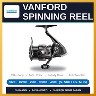 Shimano Vanford 24 Spinning Reel C2000 2500 C3000 4000 Lightweight CI4+ MGL Rotor Fishing Japan