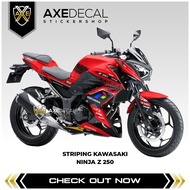 Striping Ninja Z 250 mandalika Pertamina / Stiker Motor Kawasaki Ninja Z250 Desain Custom