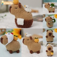 GILDAI Capybara DIY Crochet Kit, Handmade with Crochet Hooks Crochet Stuffed Animal Kit, Beginner DI