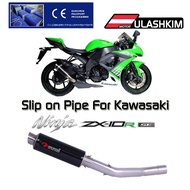 Exhaust Escape Full System Slip on For KAWASAKI ZX10R ZX-10R with DB-KILLER Motorcycle Muffler 2008 