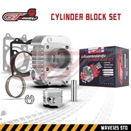 GT POWER Cylinder Block Set WAVE125 / XRM125 / RS125 STD Φ52.4MM Φ54MM Φ57MM Made In Thailand