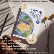 Complete Atlas of the World 3rd. A4-A5. Laminated color printed cover