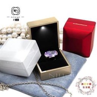 （免運）戒指盒LED發光戒指盒 求婚戒盒 求婚戒指盒 創意珠寶首飾盒 免運  