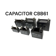 Capacitor Aircond Fan Motor CBB61 450V 1 1.2 1.5 2 2.5 3 3.5 4 4.5 5 6 6.5 7 8 10 12 uF Insert Termi