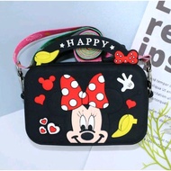 TAS JINJING SCHNITZEL SANRIO / DONNUT / DONAL / MICKEY MINNIE MOUSE DISNEY/ KARAKTER/ SELEMPANG/FASH