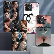 Shadowhunter 02 Tempered Glass Phone Case For IPhone 15 14 13 12 11 Pro XS Max Plus Mini X XR 8 7 6s