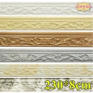 CEYOU Wall Skirting Border, Door Frame Decoration Waterproof Wall Stickers,  Self Adhesive Line Skir