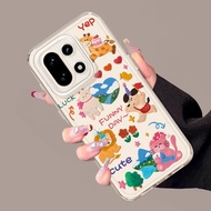 Cute Animal Suitable OnePlus 15T Phone Case New Style 1Plus 15 Transparent Shock-resistant 13T All-I