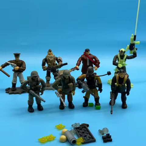 Mega Construx Call of Duty COD WWII UNSC Shadow Soldier Jungle Hazmat Tech Soldier Urban Diego Offic