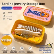 Sardine Jewelry Storage Box 3D Printing Portable Travel Jewelry Tidy-up