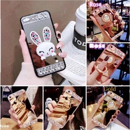 Diamond Plated Mirror Case & Samsung S8 S8 Plus S22 S22 Pro S22 Plus S22 Ultra StandRing