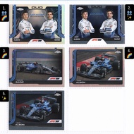 F1 Topps Chrome Card F1-75 (DUO) - Carlos Sainz & Alex Albon (Williams F1)