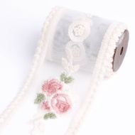 Korean Lace Ribbon Hollow Embroidery Ribbon Lace Ribbon Bowknot diy Material Lace Ribbon