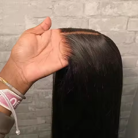 Wear Go Glueless Wig 30 32 Inch Bone Straight 13x6 HD Lace Frontal Wig Ready To Go Human Hair 6x4 HD