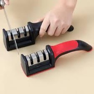 Convenient 3-slot, 3-slot cutlery sharpener