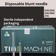 50PCS COD Blunt needle 21G 22G 23G 25G 27G disposable Hypodermic Cannula Needle  Local delivery 英文En