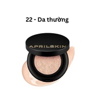 Phấn Nước April Skin Black Magic Snow Dưỡng Trắng Tạo Lớp Nền Hoàn Hảo Cushion 15g