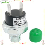 MOLIHA Air Compressor, Silver 1/4" NPT Male Thread Air Pressure Switch, Convenient 24V 12V Pressure 70-100 PSI Pressure Switch Air ride pressure switch