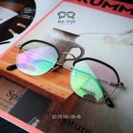 แว่นตาทรงวินเทจ รุ่น "ปุชชี่" (Pucci) S17032  พร้อมเลนส์ 2 ชั้น AUTO สำหรับสายตาสั้นและสายตายาว สามา