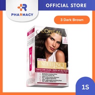 R Pharmacy | Loreal Excellence Creme Hair Colour 3 Natural Dark Brown 1S