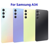 1X Back cover case for Samsung Galaxy A34 5G SM-A3460 SM-A346B/DS A346E A346U battery cover Housing 
