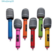 HUIJIANG Microphone Balloons Birthday Party Party Decor Mike Ballon Toy Kids Gift Boy Rapper Blow Up
