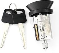 Black Bezel Ignition Lock Cylinder w/Key for Multiple Ford Van/Truck/Car Model,Replaces 1L3Z11582A,9