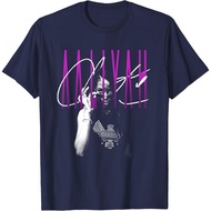 KATUN Adult T-Shirt Ripple Junction x Aaliyah Purple AutographT-Shirt Fashion Clothing Distro Tops f