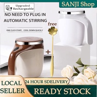 380ML Auto Stirring Mug Rechargeable Self Stirring Mug Coffee Cup Stainless Steel Auto Mix Mug Cawan