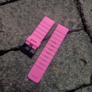 Nixon 24MM Light PINK Watch strap rabber Watch strap