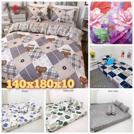 Sprei Kasur Limbah Inoac Homemade Katun Ukuran 140x180x10