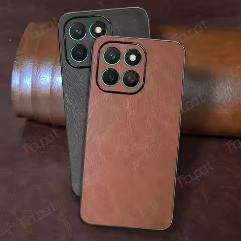 Retro Leather Case For Honor X7C Business Durable Phone Cover For Honor X7C Case