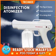 READY STOCK Tromee Spray Gun 800ML Wireless Rechargeable Disinfection Sprayer Nano Blue Ray Atomizer Fogging Spray Gun